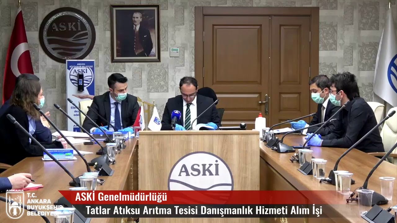 ASKİ Genel Müdürlüğü     Tatlar Atıksu Arıtma Tesisi Danışmanlık Hizmeti Alım İşi