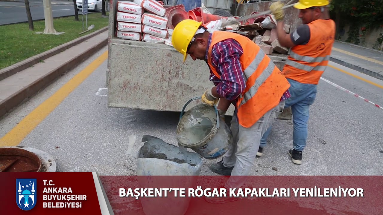 BAŞKENT&#39;TE RÖGAR KAPAKLARI YENİLENİYOR