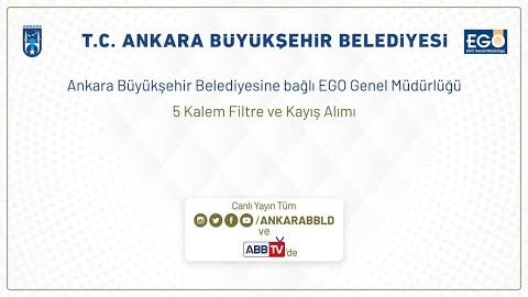 EGO Genel Müdürlüğü 5 Kalem Filtre ve Kayış Alımı