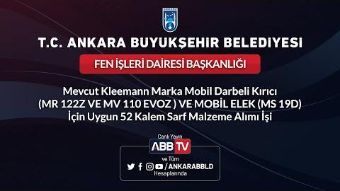 FEN İŞLERİ DAİRESİ BAŞKANLIĞI - Mevcut Kleeman Marka Mobil Darbeli Kırıcı ve Mobil Elek İçin Uygun 5