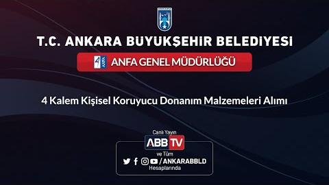 ANFA GENEL MÜDÜRLÜĞÜ - 4 Kalem Kişisel Koruyucu Donanım Malzemeleri Alımı