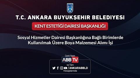 KENT ESTETİĞİ DAİRESİ BAŞKANLIĞI Sosyal Hizmetler Dairesi Başkanlığına Bağlı Birimlerde Kullanılmak