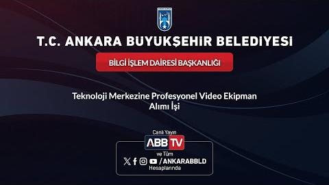 BİLGİ İŞLEM DAİRESİ BAŞKANLIĞI - Teknoloji Merkezine Profesyonel Video Ekipman Alımı İşi - 2.Oturum