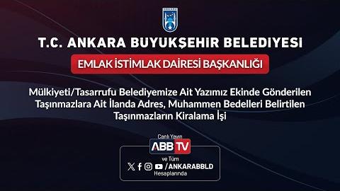 EMLAK İSTİMLAK DAİRESİ BAŞKANLIĞI - Mülkiyeti/Tasarrufu Belediyemize Ait Yazımız Ekinde Gönderilen Taşınmazlara Ait İlanda Adres, Muhammen Bedelleri Belirtilen Taşınmazların Kiralama İşi