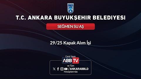 SEĞMEN SU AŞ - 29/25 Kapak Alımı