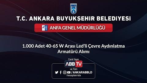 ANFA GENEL MÜDÜRLÜĞÜ - 1.000 Adet 40-65 W Arası Led'li Çevre Aydınlatma Armatürü Alımı