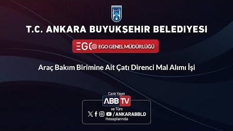 EGO GENEL MÜDÜRLÜĞÜ - Araç Bakım Birimine Ait Çatı Direnci Mal Alımı İşi