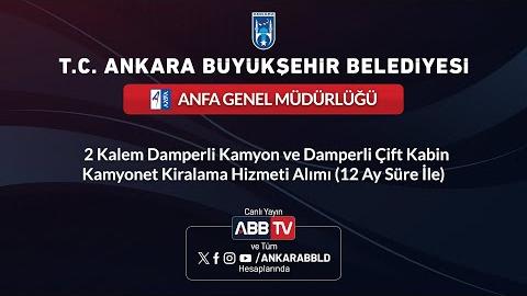 ANFA GENEL MÜDÜRLÜĞÜ - 2 Kalem Damperli Kamyon ve Damperli Çift Kabin Kamyonet Kiralama Hizmeti Alımı(12 Ay Süre İle)