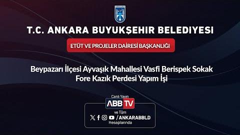 ETÜT VE PROJELER DAİRESİ BAŞKANLIĞI - Fore Kazık Perdesi Yapım İşi (2. Oturum)