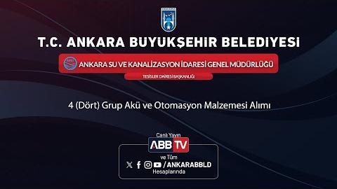 ASKİ GENEL MÜDÜRLÜĞÜ - 4 (Dört) Grup Akü ve Otomasyon Malzemesi Alımı