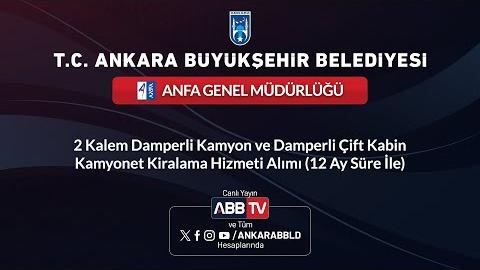 ANFA GENEL MÜDÜRLÜĞÜ - 2 Kalem Damperli Kamyon ve Damperli Çift Kabin Kamyonet Kiralama Hizmeti Alımı(12 Ay Süre İle)