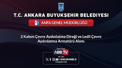 ANFA GENEL MÜDÜRLÜĞÜ - 2 Kalem Çevre Aydınlatma Direği ve Ledli Çevre Aydınlatma Armatürü Alımı